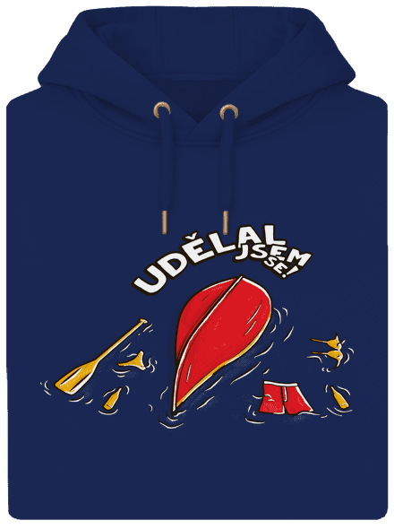Udělal jsem se unisex mikina premium Navy