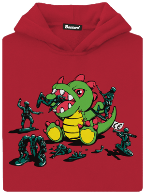 Hračky dětská mikina klokanka Fire Red