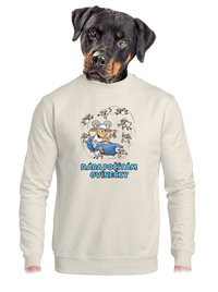 unisex mikina bez kapuce