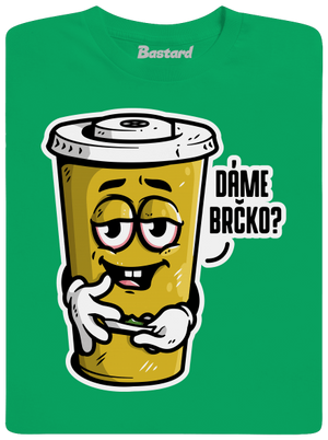 Dáme brčko? dětské tričko Kelly Green