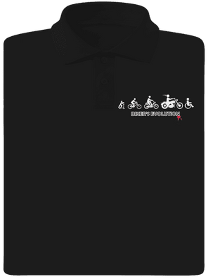 Bikers evolution pánská polokošile Black