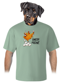 unisex tričko oversized