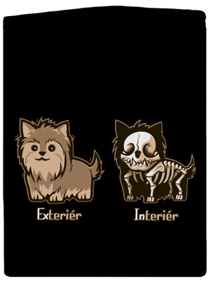 Teriér dámská mikina na zip Black