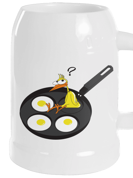 Kuře půllitr White