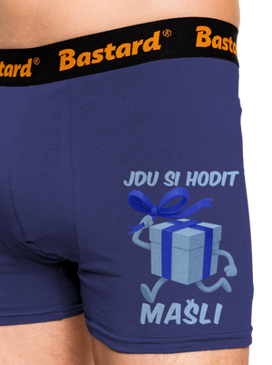 Jdu si hodit mašli boxerky Blue Navy