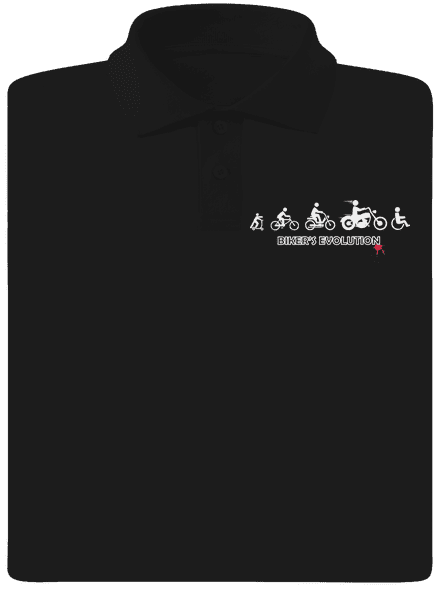 Bikers evolution pánská polokošile Black