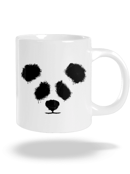 Panda velký hrnek White