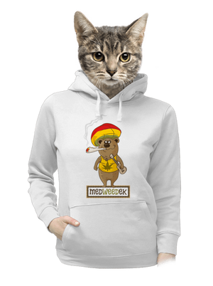 Medweedek dámská mikina klokanka White