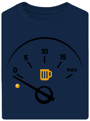 Prázdná nádrž unisex tričko oversized Midnight Blue