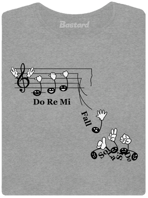 Do re mi fall dámské tričko Dark Gray Melange