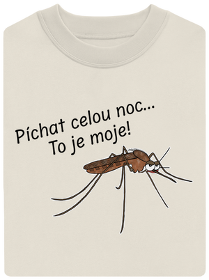 Komár s výdrží unisex mikina bez kapuce Off White