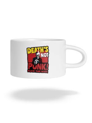 Death's not punk hrnek makronka White