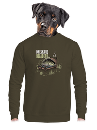 unisex mikina bez kapuce