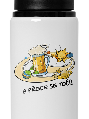 A přece se točí! lahev na vodu White