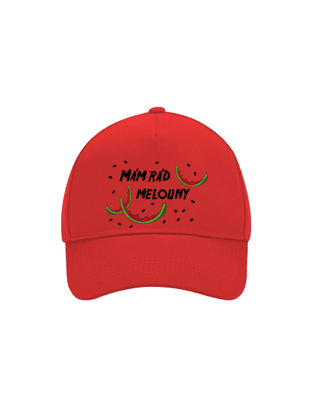 Melouny kšiltovka baseballka Classic Red
