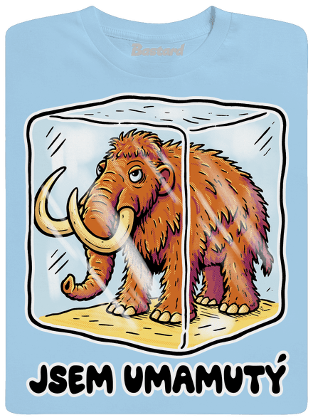 Jsem umamutý pánské tričko Sky Blue