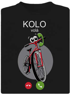 Kolo volá pánské sportovní tričko Black