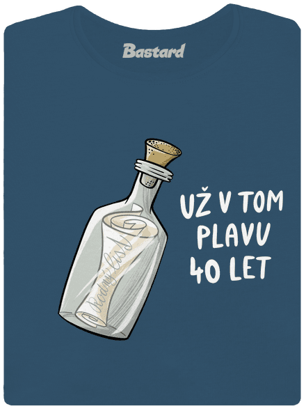 Už v tom plavu dámské tričko premium Petrol Blue
