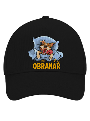 Můj obranář kšiltovka baseballka Black
