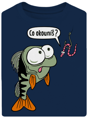 Co okouníš? unisex tričko oversized Midnight Blue