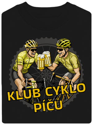 Klub cyklo píčů unisex mikina bez kapuce Black
