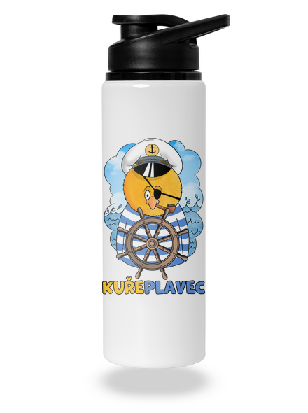Kuřeplavec lahev na vodu White