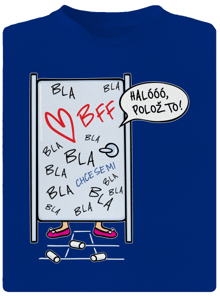 Obsazeno pánské sportovní tričko Royal Blue Mal