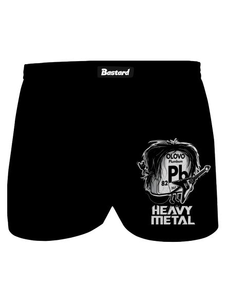 Heavy Metal pánské trenky Black