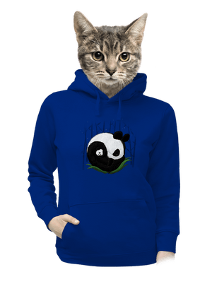 Dvě spící pandy dámská mikina klokanka Royal Blue Mal