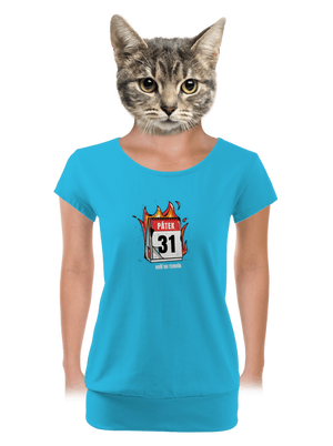 dámské tričko s lemem