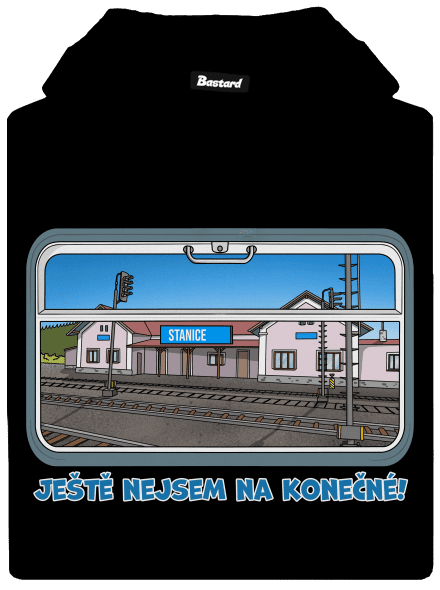 Nejsem na konečné dámská mikina klokanka Black