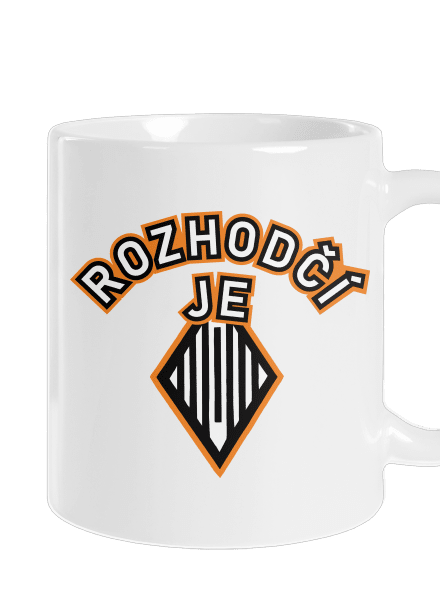 Rozhodčí klasický hrnek White