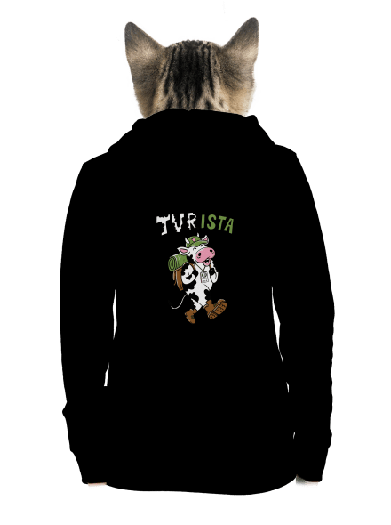 Tur na cestách dámská mikina na zip Black