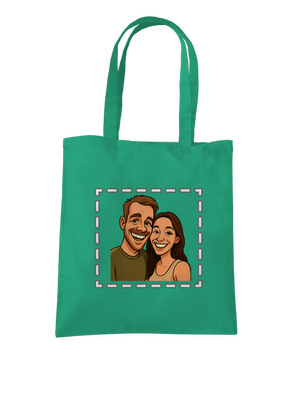 Karikatura z vlastní fotky taška Mint
