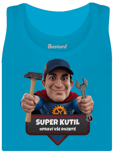 Super táta dámské tílko klasické Blue Atol
