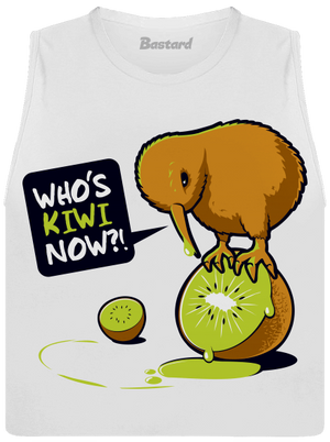 Kiwi dámské tílko volné White