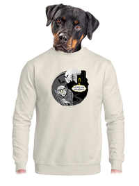 unisex mikina bez kapuce