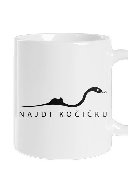Najdi kočičku klasický hrnek White