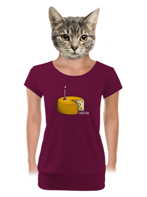 dámské tričko s lemem