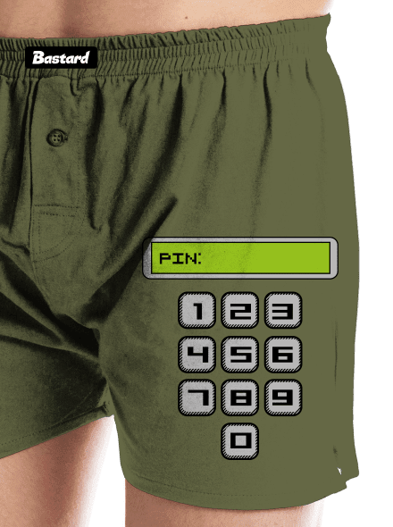 PIN pánské trenky Khaki
