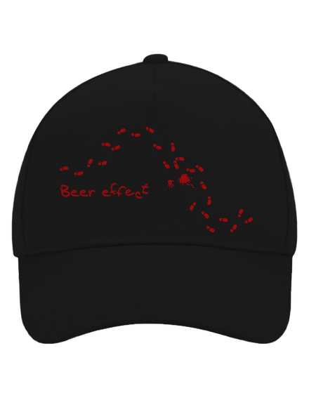 Beer effect kšiltovka baseballka Black