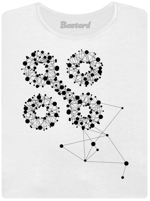 NYX Síť 15 let – černý potisk dámské tričko premium White