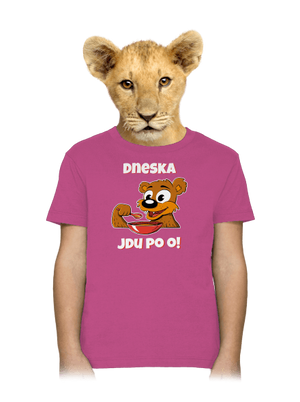 Dneska jdu po o dětské tričko Fuchsia