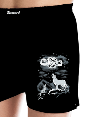 Vlčí árie pánské trenky Black