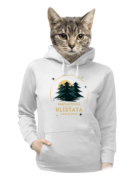 Fantastická klíšťata dámská mikina klokanka White