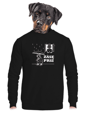 unisex mikina bez kapuce