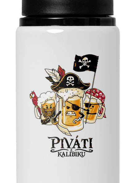 Piváti z Kalibiku lahev na vodu White