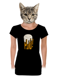 dámské tričko s lemem