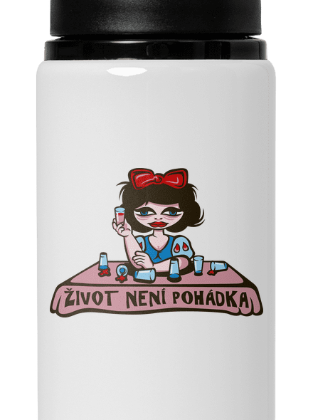Sněhurka lahev na vodu White