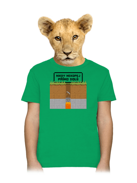 Nekopej dolů dětské tričko Kelly Green